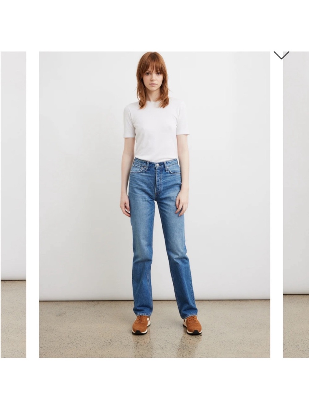 Rag & Bone Alex Clean Mick High Rise Straight Leg Jeans 28